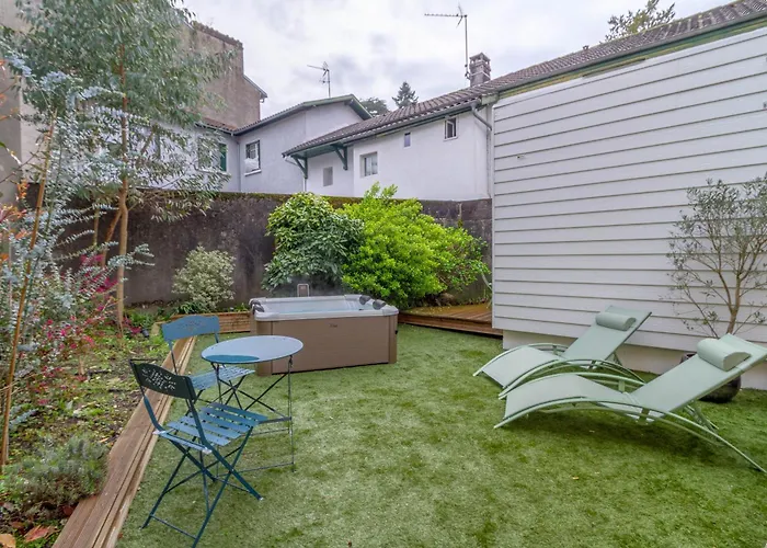 Appartement Le Bucolique - T3 Avec Jacuzzi, Veranda Et Jardin Pau